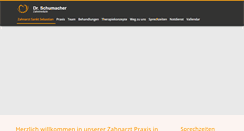 Desktop Screenshot of praxisteam-schumacher.de